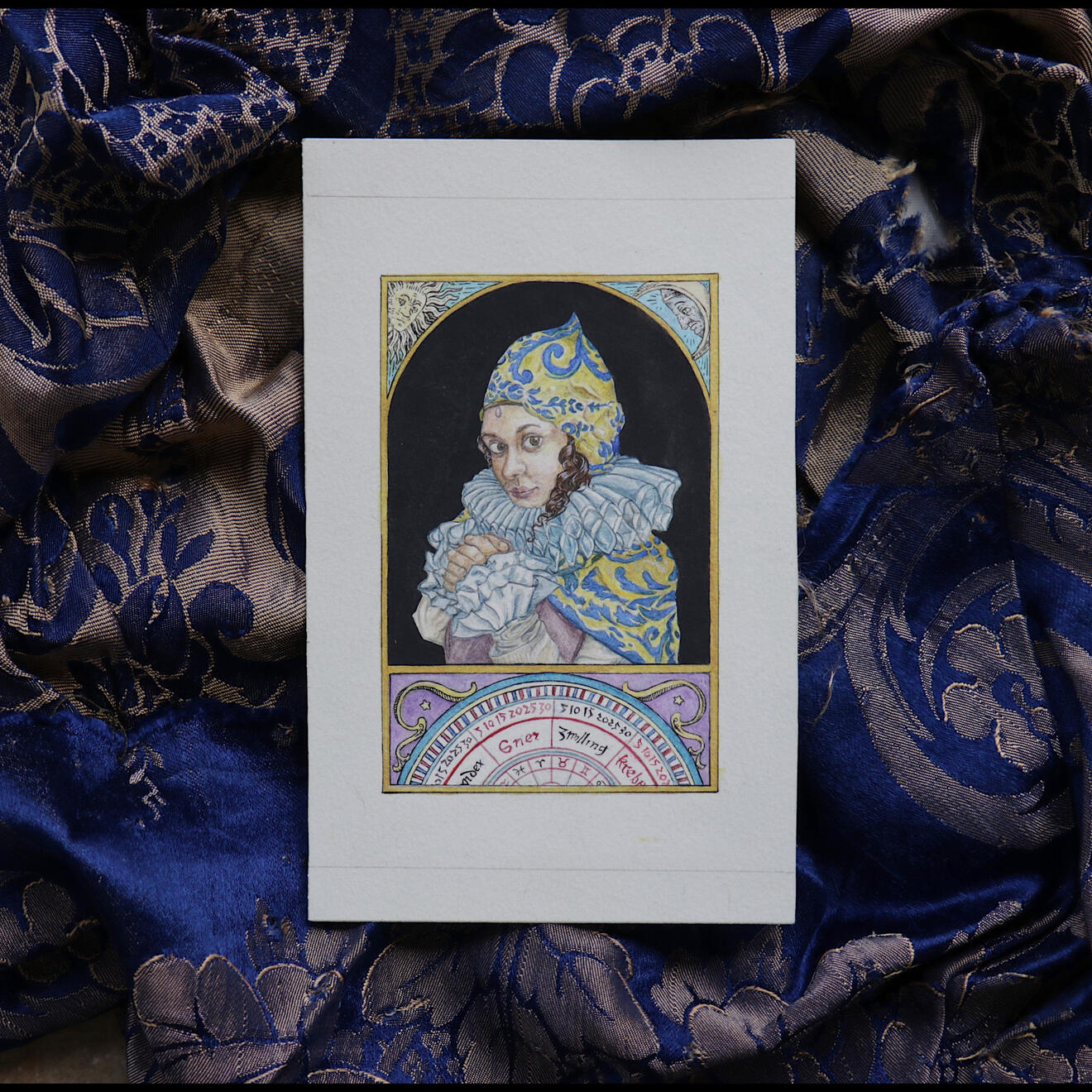 Untitled, 2018. Watercolour and pen on paper 18×13cm