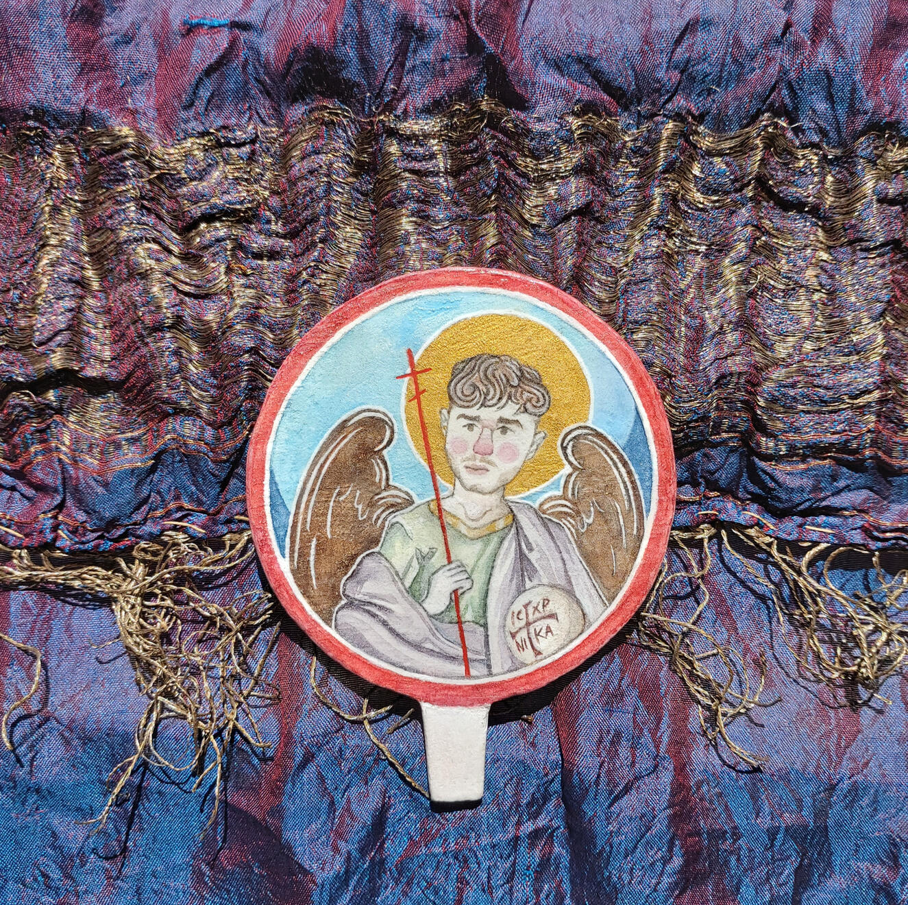 &quot;Untitled&quot;. Watercolour on paper. 2020. 8cm diameter.